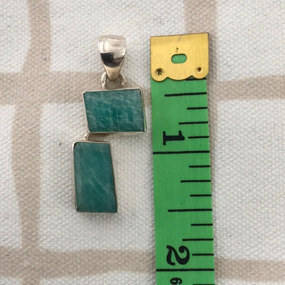 Sterling Apatite Pendant - Picture 3 of 4